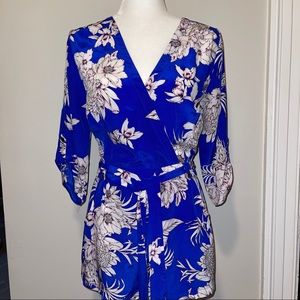 Yumi Kim Silk Floral Romper